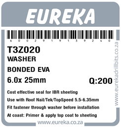 T3Z020 - Bonded Washer EVA -T3Z020_Label_T